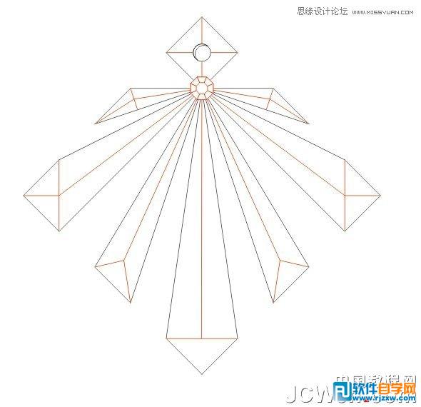 教你用CorelDraw设计立体感超强的吊坠