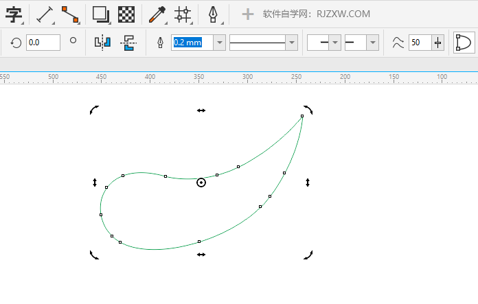 CoreIDRAW取消网状填充效果的方法第3步