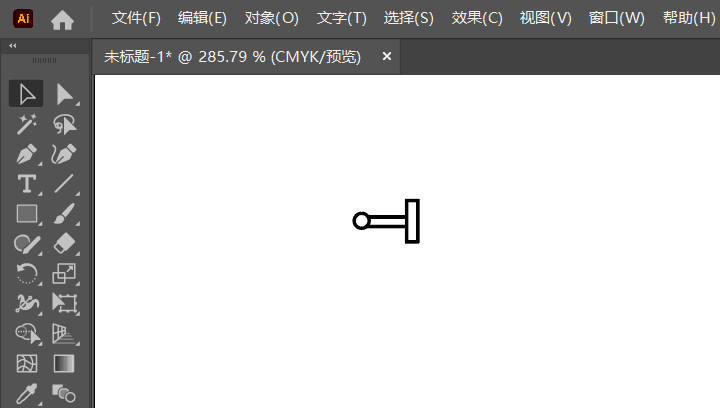 ai2022怎么绘制简笔监控图标第3步