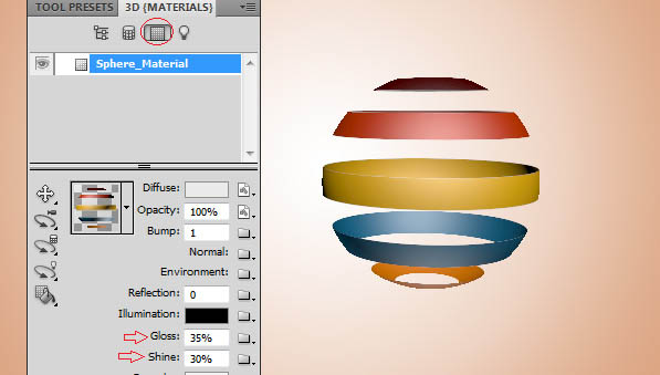 利用3D工具制作漂亮的镂空球体-2