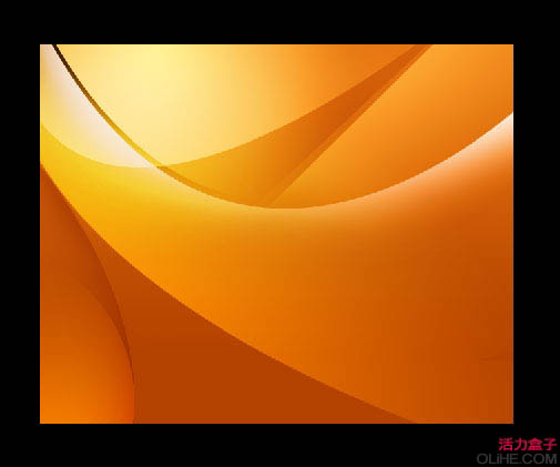 Photoshop制作一张漂亮的橙色高光壁纸