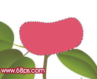 Photoshop制作一朵粉红色的卡通玫瑰花