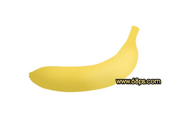 Photoshop制作一串成熟的香蕉