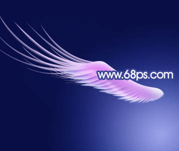 Photoshop打造超梦幻的天使翅膀