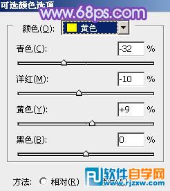 把外景人物图片转为柔美的蓝色效果