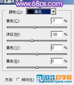 把外景人物图片转为柔美的蓝色效果