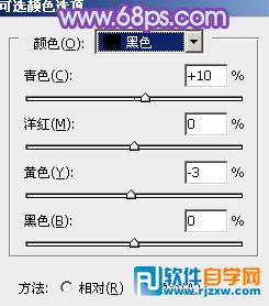 把外景人物图片转为柔美的蓝色效果