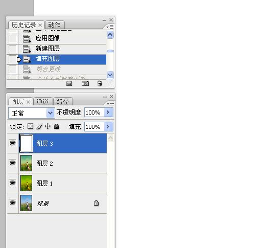 Photoshop给草原人物加上漂亮的黄绿色