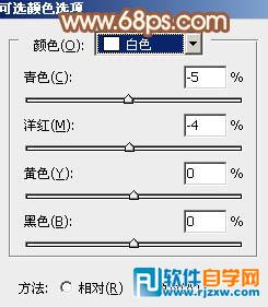 利用通道替换调出柔和的红灰色外景美女图片