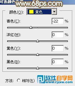 Photoshop调出花草边的美女加上柔和的黄褐色教程