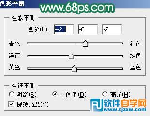 利用通道替换给外景美女加上甜美的青绿色