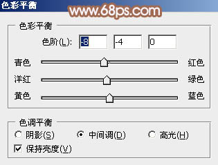 Photoshop给草地人物图片调出淡美的红黄色教程