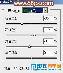 Photoshop给外景红衣人物调出淡美的红黄色