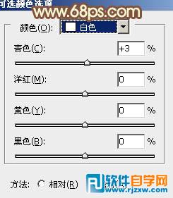 快速给树下的人物加上柔和的秋季黄褐色