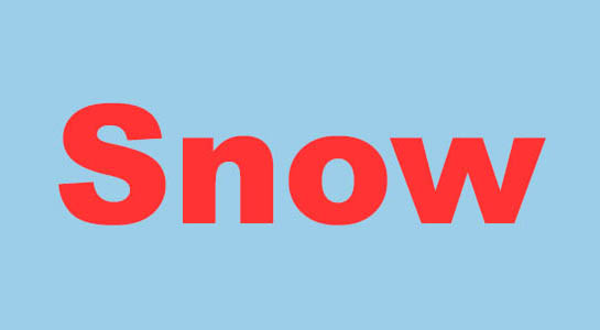 利用滤镜及图层样式制作简单的积雪字
