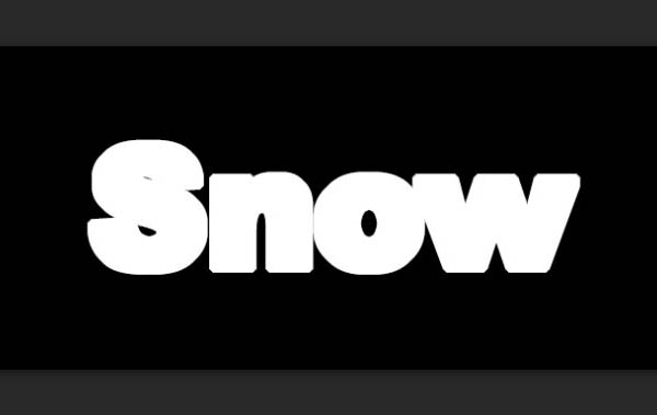 利用滤镜及图层样式制作简单的积雪字