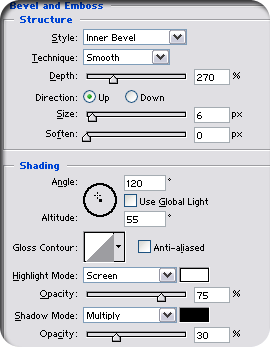 Photoshop制作漂亮双层文字教程