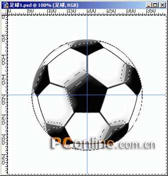 PS制作足球实物教程