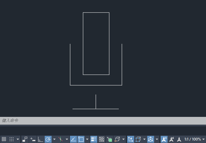 CAD2024绘制麦克风图标的方法第5步