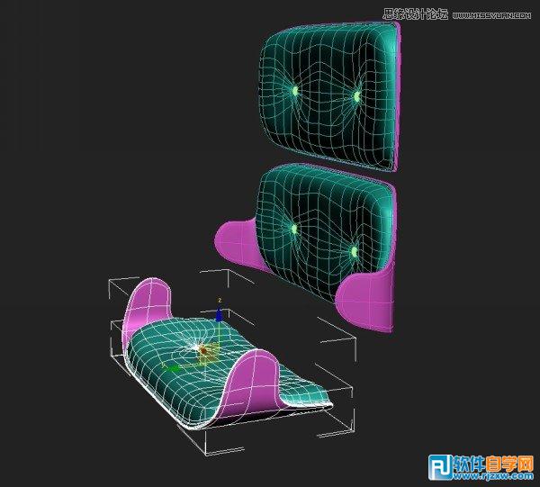 教你怎么用3dsMax制作休闲椅的座位