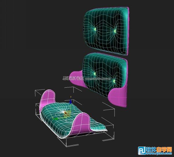 教你怎么用3dsMax制作休闲椅的座位