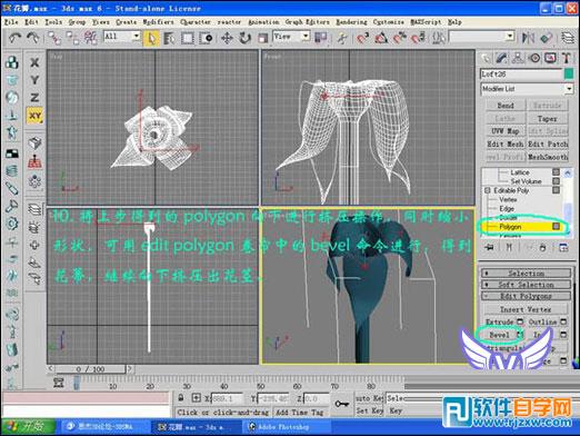 3dmax玫瑰花模型 制作讲解-3