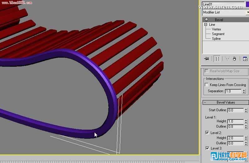 3dmax怎么放样 做摇椅