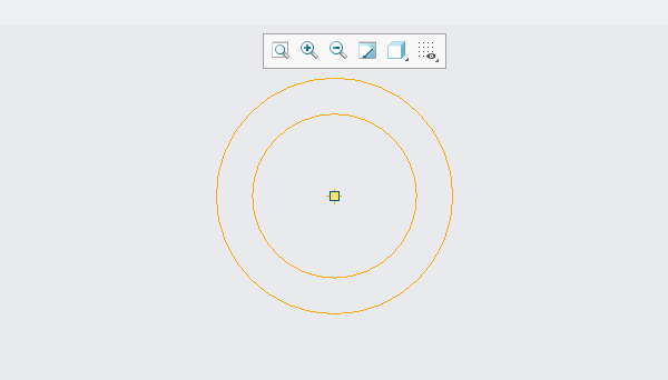 CREO同心圆怎么创建第4步