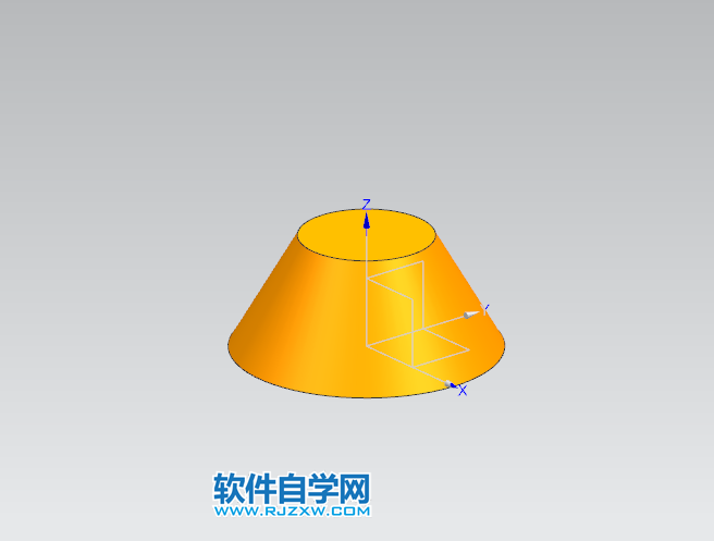 UG顶部直径,高度和半角绘制圆锥体的方法-5