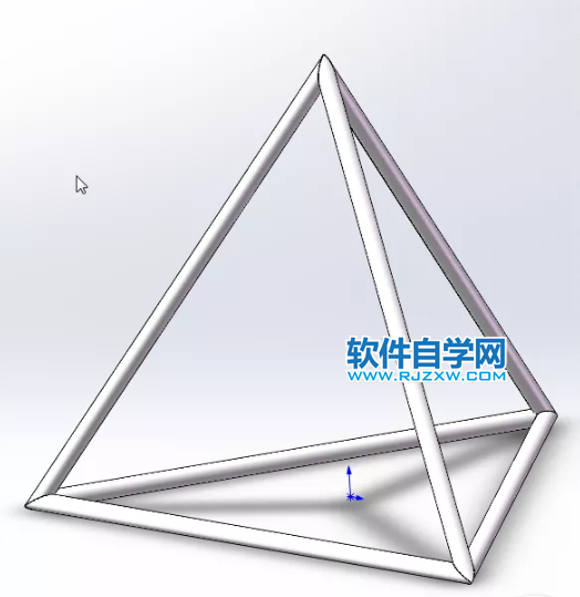 SolidWorks怎么画一个三角钢管第12步