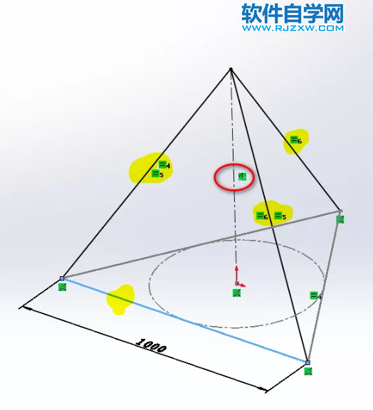 SolidWorks怎么画一个三角钢管第4步