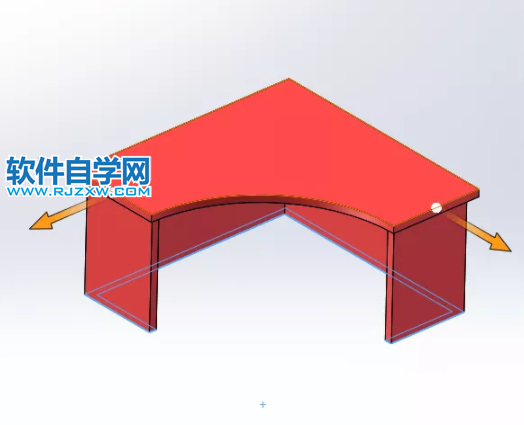 SolidWorks怎么用磁性配合装配桌子第11步