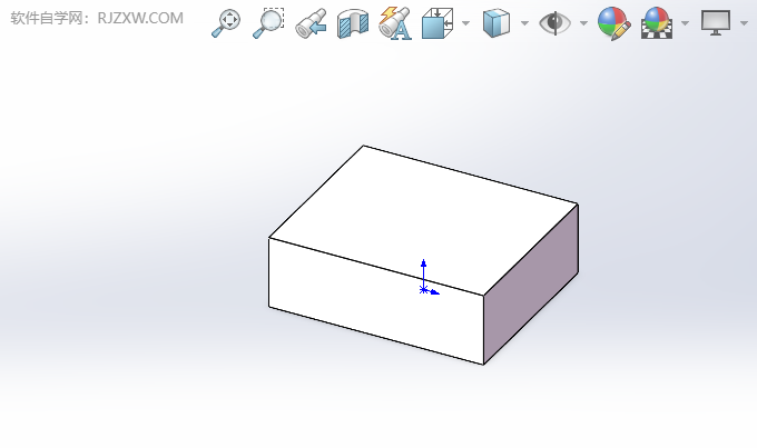 solidworks倒圆角时如何设置完整预览效果第1步