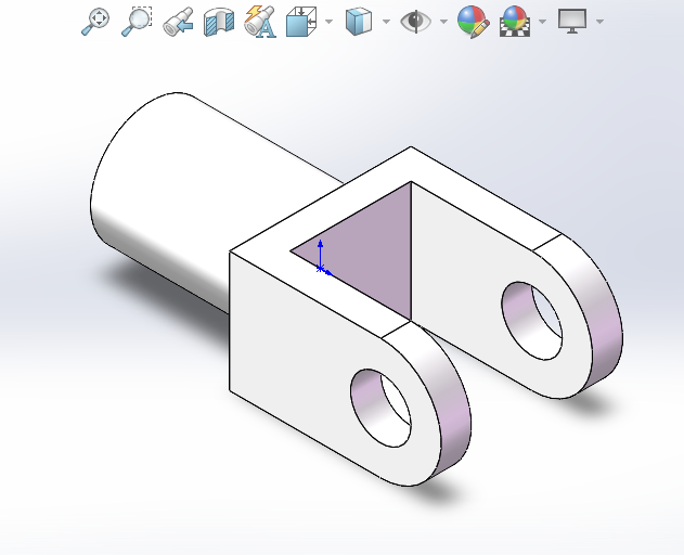 solidworks绘制接头零件的方法第15步