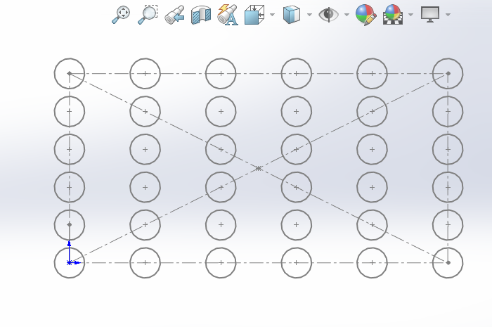 SOLIDWORKS草图如何矩形阵列第7步