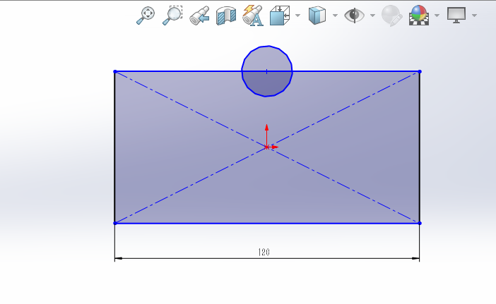 SOLIDWORKS草图水平尺寸怎么用第4步