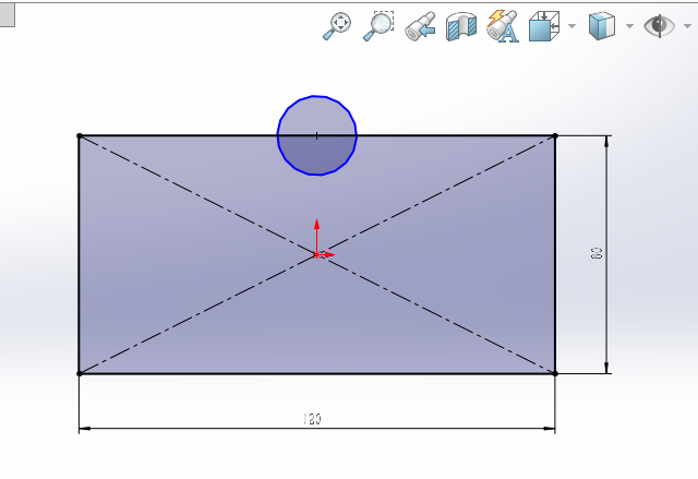 SOLIDWORKS竖直尺寸怎么使用第5步