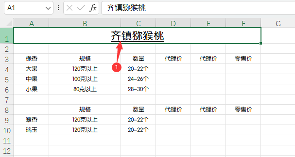 EXCEL给所选文本加双下划线的方法第3步