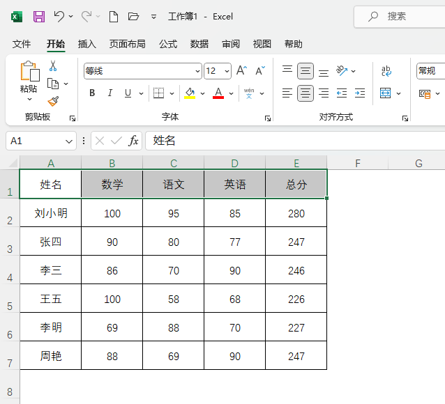 EXCEL如何给文本添加删除线的详细教程第1步