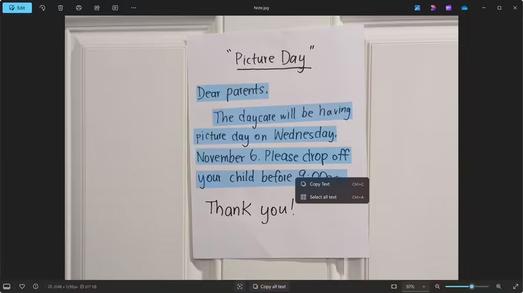 Win11 学院:用注册表强制开启“照片 OCR”内测功能