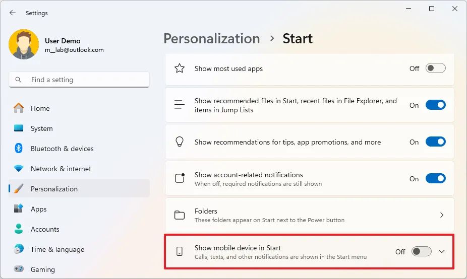 Win11 学院:如何在 Windows 11 开始菜单中启用侧栏概览 iPhone 等手机信息