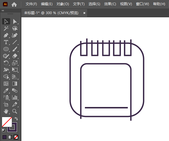 Illustrator如何绘制一个会员磁卡图标第2步