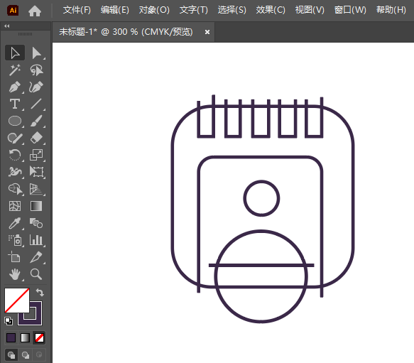 Illustrator如何绘制一个会员磁卡图标第3步