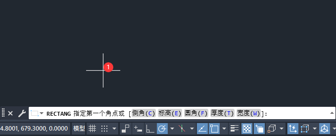 cad正方形怎么输入尺寸第2步