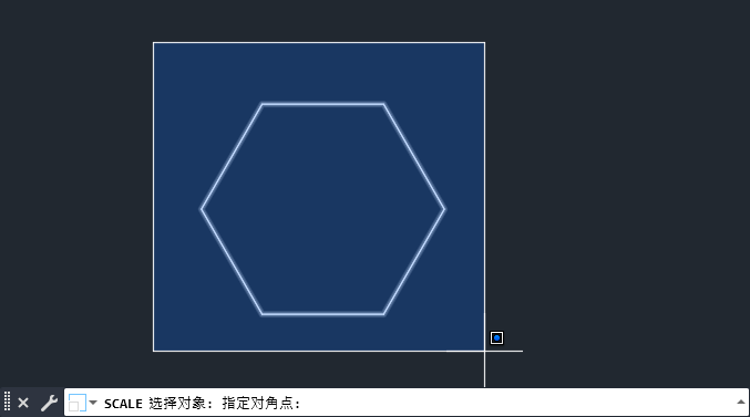 cad多边形只知道高怎么画第5步