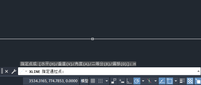 CAD水平构造线如何绘制第4步