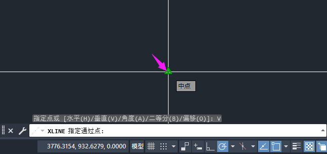 CAD垂直构造线如何绘制第4步